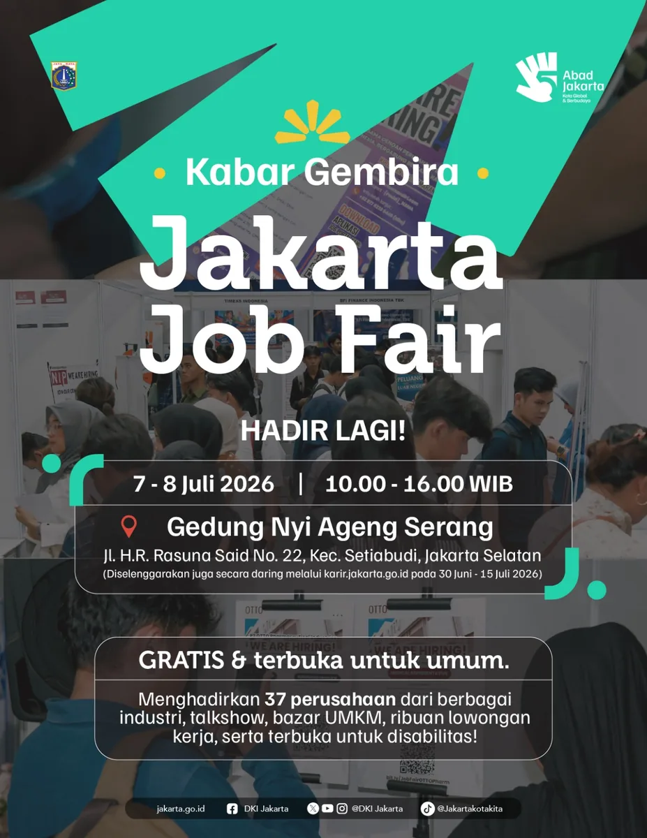 Job Fair Kabupaten Ngada 2026 (Suku Dinas TKTE Wilayah Kabupaten Ngada Barat) : 7-8 Juli 2026